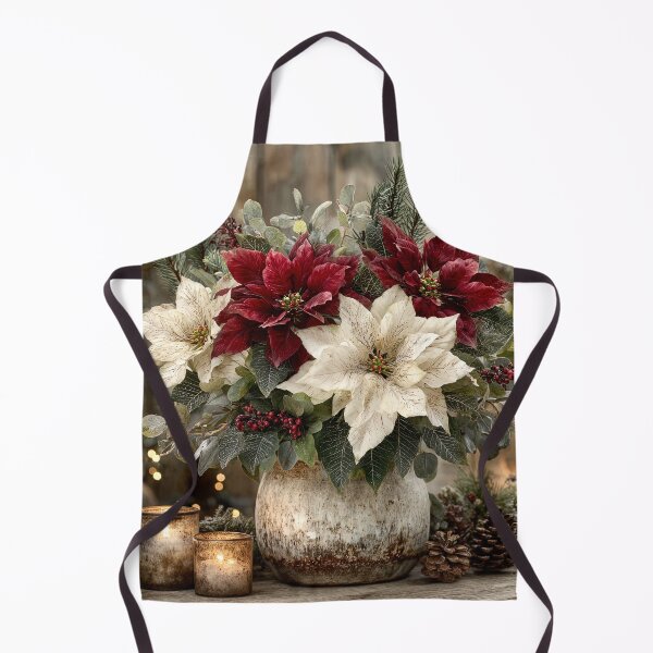 Item preview, Fireside Blooms: A Yuletide Still Life designed and sold by bloorose.