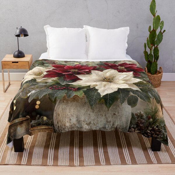 Item preview, Fireside Blooms: A Yuletide Still Life designed and sold by bloorose.