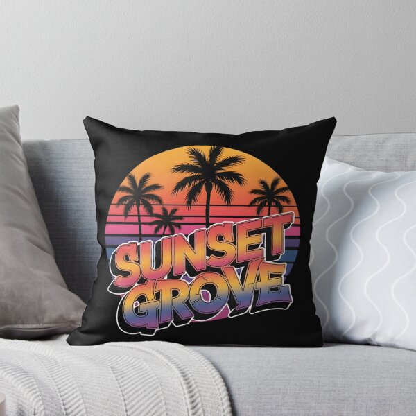 Artikelvorschau, Sunset Grove Retro Sunset Palmen Design entworfen und verkauft von SoulenCify.