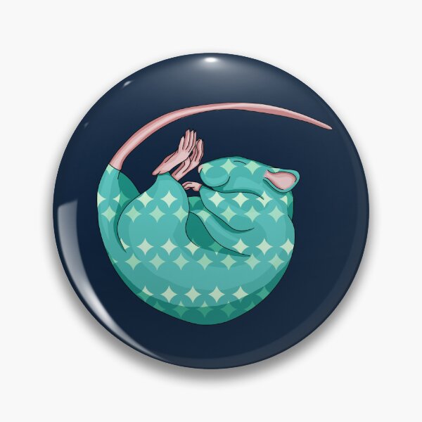 Item preview, Starry Sleepy Rat designed and sold by Cozy Little Doodles by Hosha’na.