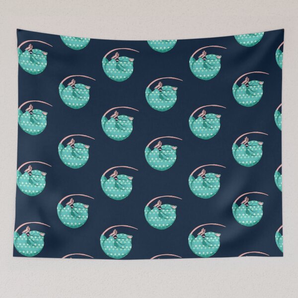 Item preview, Starry Sleepy Rat designed and sold by Cozy Little Doodles by Hosha’na.