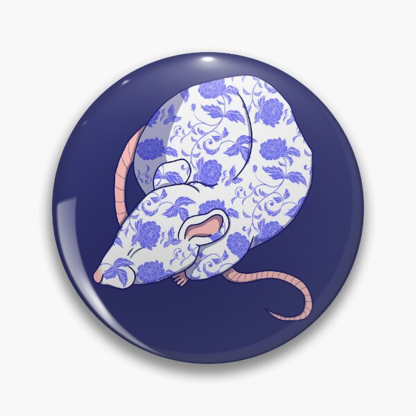 Item preview, Chinese Ceramic Sleepy Rat designed and sold by Cozy Little Doodles by Hosha’na.