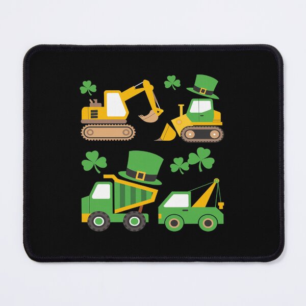 Item preview, Irish Construction Truck Crane Toddler Boys St Patricks Day designed and sold by SIGORDESIGN.
