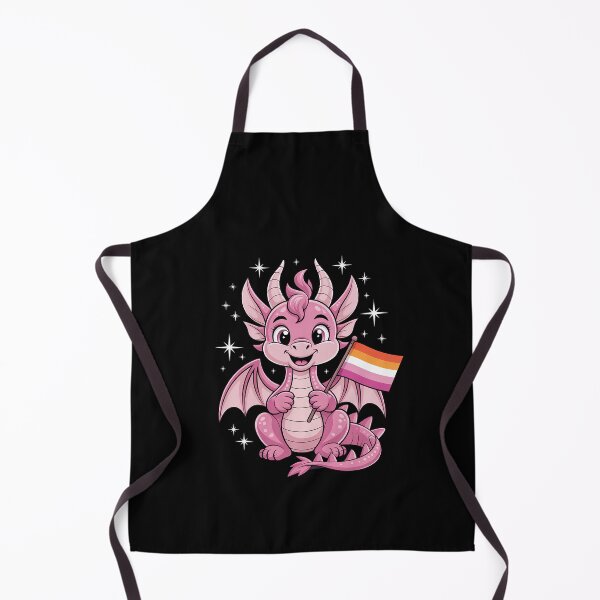 Item preview, Lesbian Dragon Orange Pink Lesbian Pride designed and sold by SIGORDESIGN.