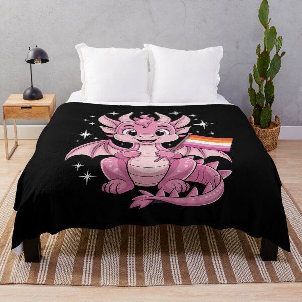 Item preview, Lesbian Dragon Orange Pink Lesbian Pride designed and sold by SIGORDESIGN.