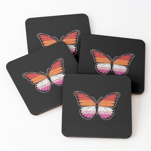 Item preview, Lesbian Pride Butterfly Elegant and Colorful Symbol designed and sold by SIGORDESIGN.