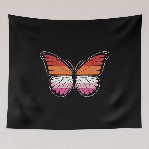 Item preview, Lesbian Pride Butterfly Elegant and Colorful Symbol designed and sold by SIGORDESIGN.