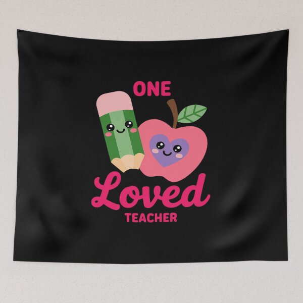 Item preview, Love Valentines Day One Loved Teacher designed and sold by SIGORDESIGN.