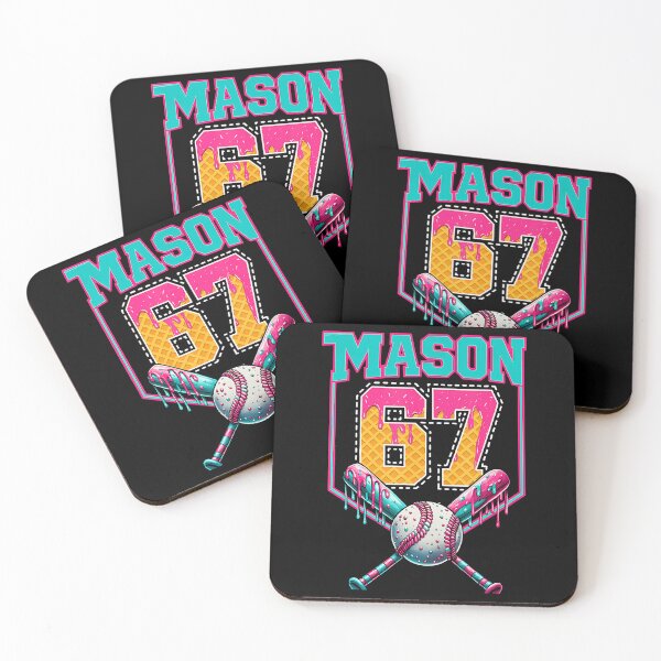 Item preview, Trendy Mason 67 Mem Ice Cream Drip Baseball Birthday Costume designed and sold by TysonLangosh.