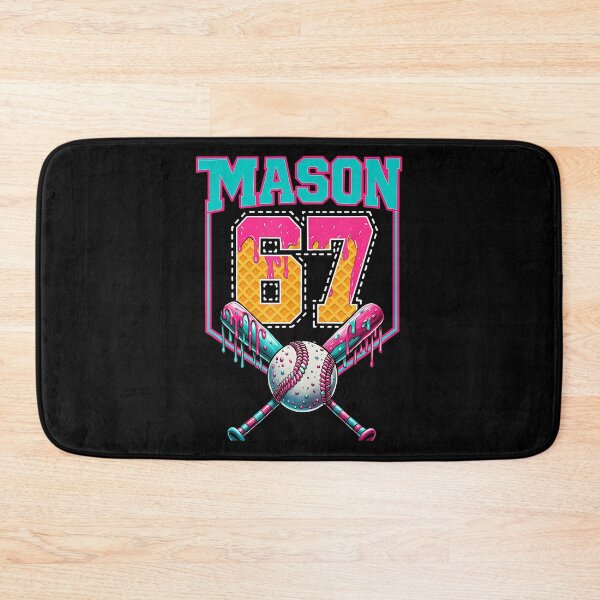 Item preview, Trendy Mason 67 Mem Ice Cream Drip Baseball Birthday Costume designed and sold by TysonLangosh.