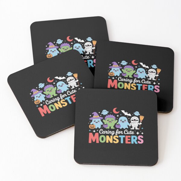 Item preview, Halloween Caring for Cute Monsters Daycare Teacher Provider designed and sold by ShelFisher.