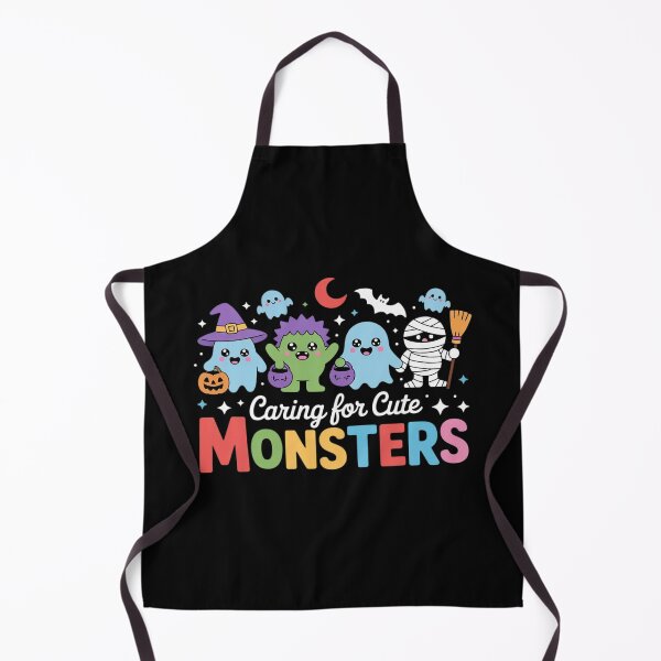 Item preview, Halloween Caring for Cute Monsters Daycare Teacher Provider designed and sold by ShelFisher.