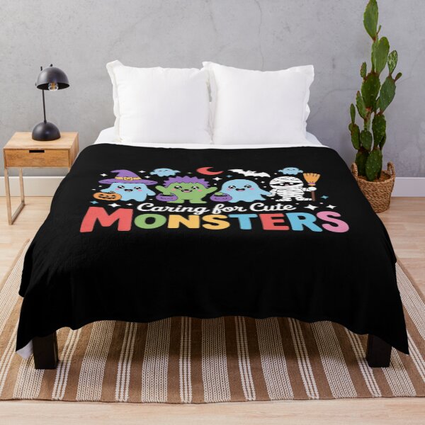 Item preview, Halloween Caring for Cute Monsters Daycare Teacher Provider designed and sold by ShelFisher.