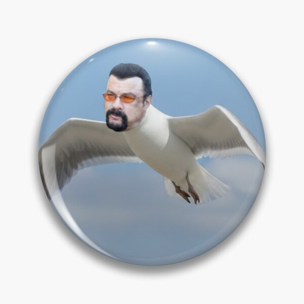 Item preview, Steven Seagull Flying High In A Blue Sky designed and sold by Pattern Unhinged.