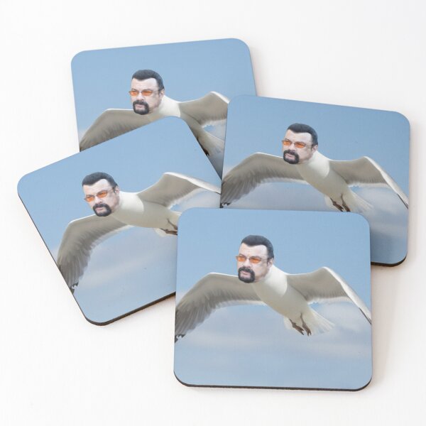 Item preview, Steven Seagull Flying High In A Blue Sky designed and sold by Pattern Unhinged.