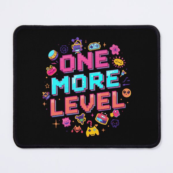 Item preview, Cute Gamer Design - One More Level Retro Icons designed and sold by PHRASEandSTYLE.
