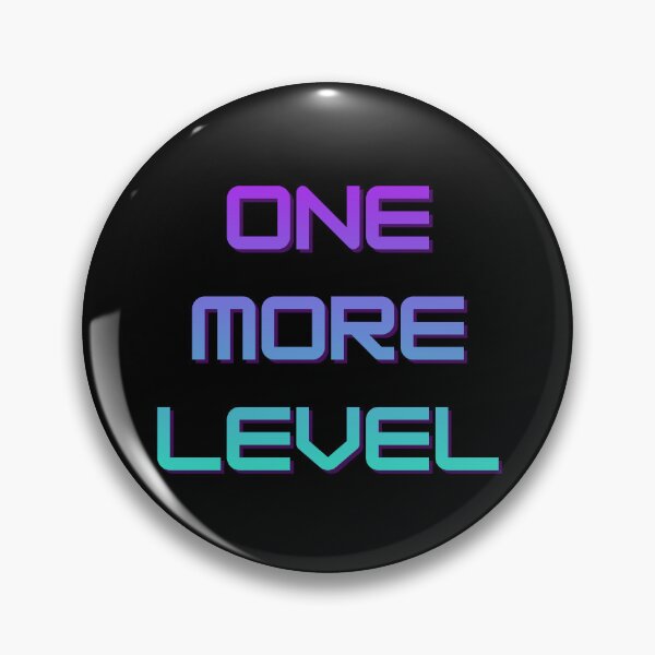 Item preview, Neon Gamer Quote - One More Level designed and sold by PHRASEandSTYLE.