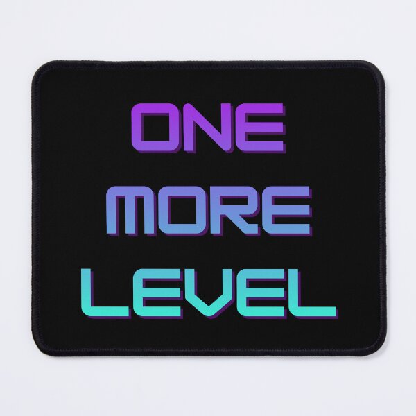 Item preview, Neon Gamer Quote - One More Level designed and sold by PHRASEandSTYLE.