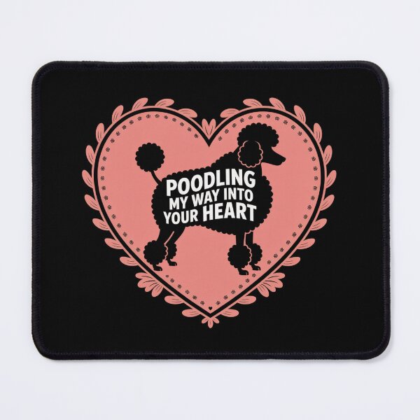 Item preview, Poodling My Way Into Your Heart designed and sold by theartfulaspie.