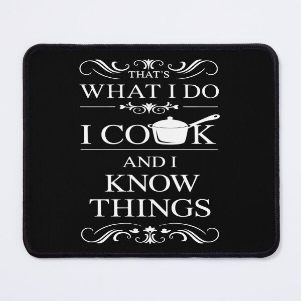 Item preview, Chef and Cook - I Cook and I Know Things Funny Cooking designed and sold by CruelShadesSt.
