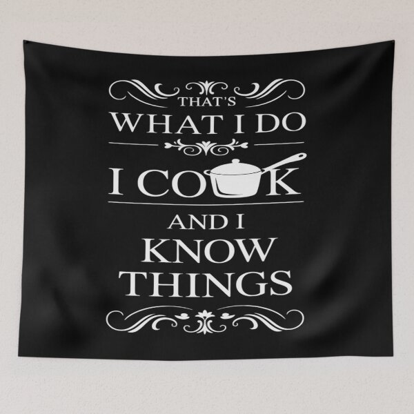 Item preview, Chef and Cook - I Cook and I Know Things Funny Cooking designed and sold by CruelShadesSt.