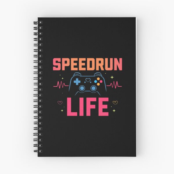 Item preview, Speedrun Life Neon Gamer Controller Art designed and sold by PHRASEandSTYLE.