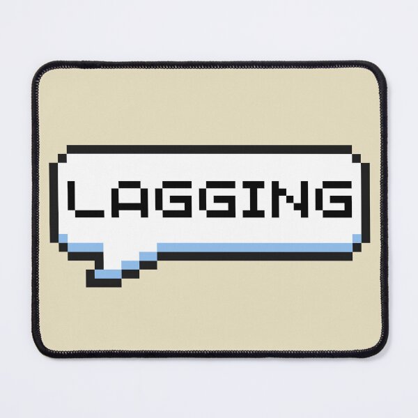 Item preview, Lagging Sticker designed and sold by Potato Quality Prints.