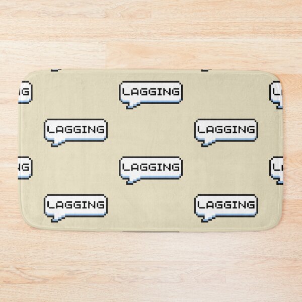 Item preview, Lagging Sticker designed and sold by Potato Quality Prints.
