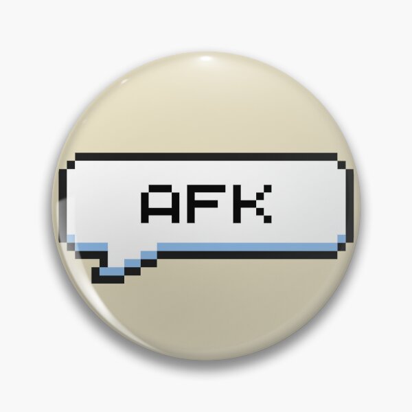 Item preview, AFK Sticker designed and sold by Potato Quality Prints.