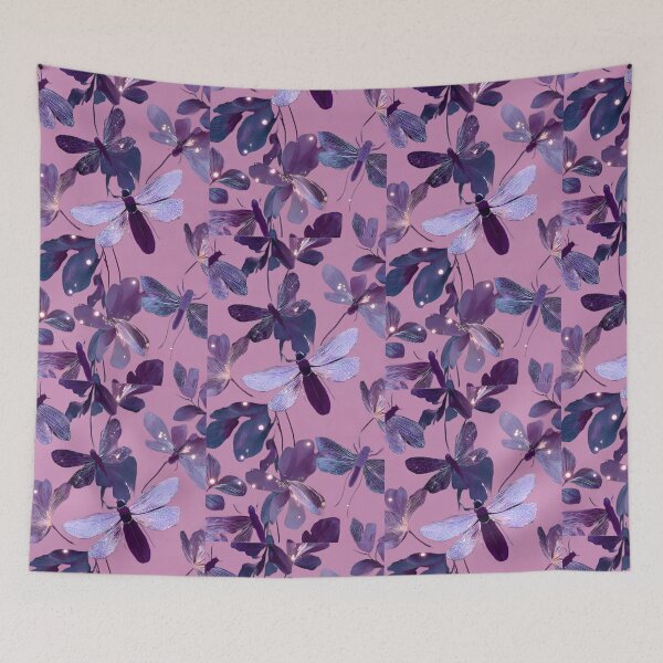 Item preview, Dreamy Midnight Fireflies | Ethereal Purple Aesthetic | Magical Nature Vibes designed and sold by ClaraToneStudio.
