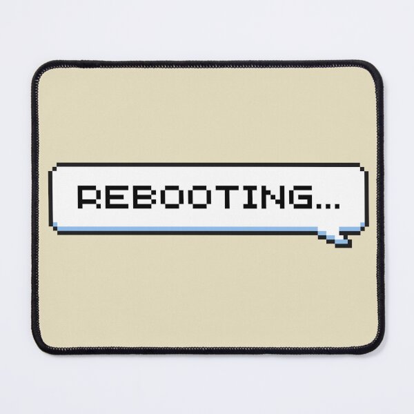 Item preview, Rebooting... Sticker designed and sold by Potato Quality Prints.