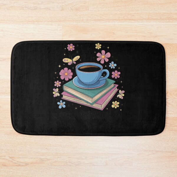 Item preview, Easily Distracted by Books & Coffee Floral Book Lover  designed and sold by MarryIsMonth.