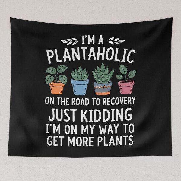 Item preview, Funny Gardener, I'm A Plantaholic On The Road To Recovery designed and sold by CruelShadesSt.