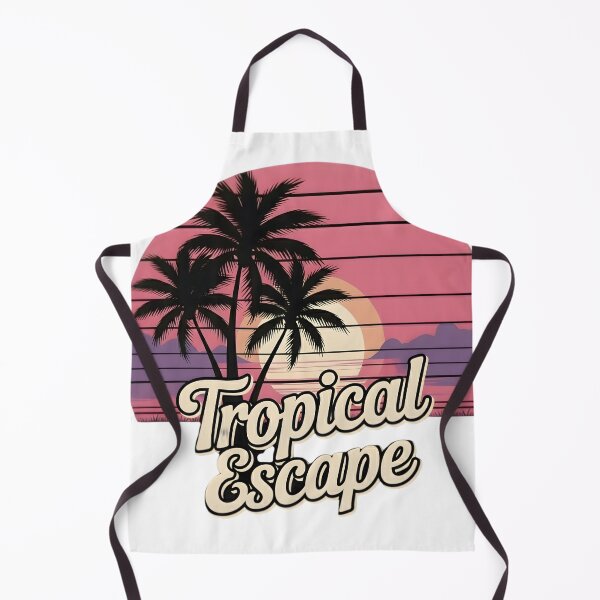 Item preview, Tropical Escape Retro Sunset Palm Trees Design designed and sold by SoulenCify.