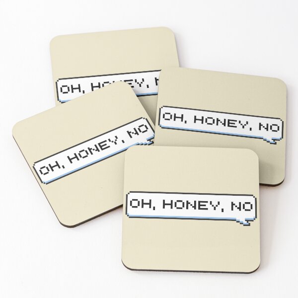 Item preview, Oh, Honey, No Sticker designed and sold by Potato Quality Prints.