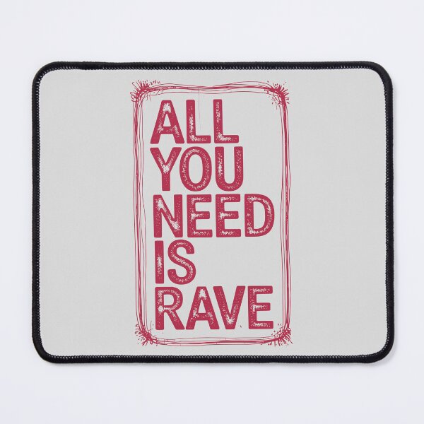 Item preview, ALL YOU NEED IS RAVE – Distressed Retro Raver T-Shirt for EDM Lovers designed and sold by paulo silveira.