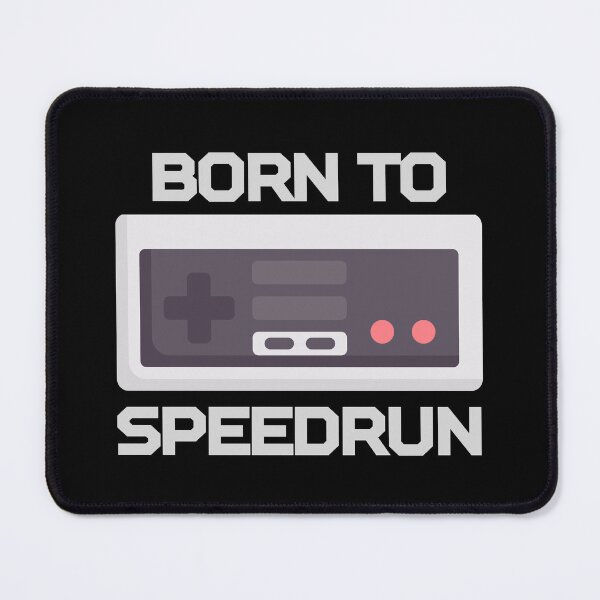 Item preview, Born To Speedrun Retro NES Controller Design designed and sold by PHRASEandSTYLE.