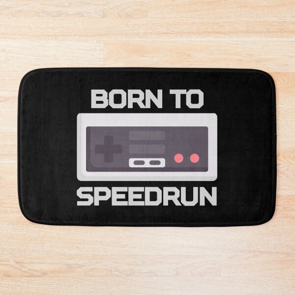 Item preview, Born To Speedrun Retro NES Controller Design designed and sold by PHRASEandSTYLE.