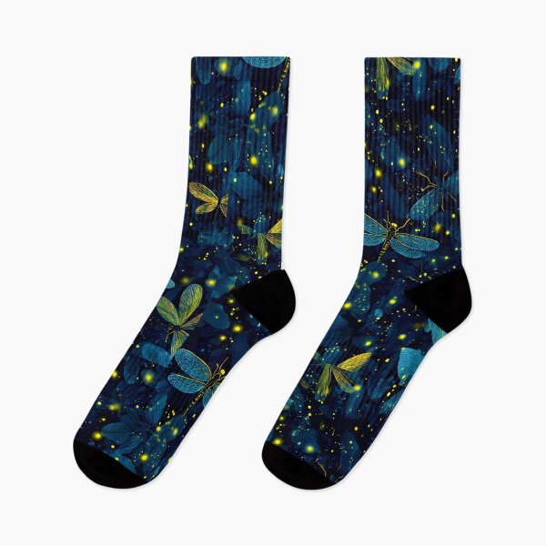 Item preview, Neon Night Fireflies | Glowing Blue Aesthetic | Magical Nature Vibes designed and sold by ClaraToneStudio.