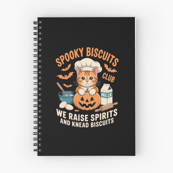 Item preview, Halloween Cute Cat Baking Spooky Biscuits Club Kitty designed and sold by ShelFisher.