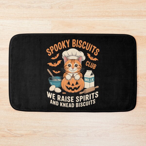 Item preview, Halloween Cute Cat Baking Spooky Biscuits Club Kitty designed and sold by ShelFisher.