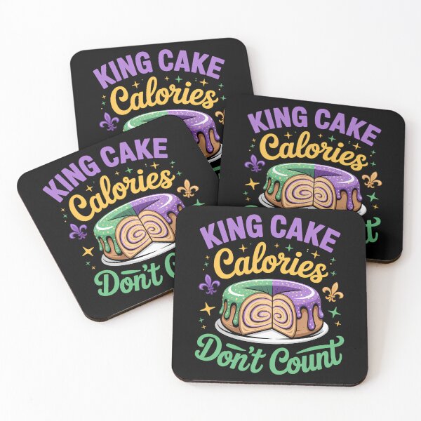 Item preview, King Cake Calories Don’t Count Mardi Gras Carnival Festival designed and sold by CruelShadesSt.