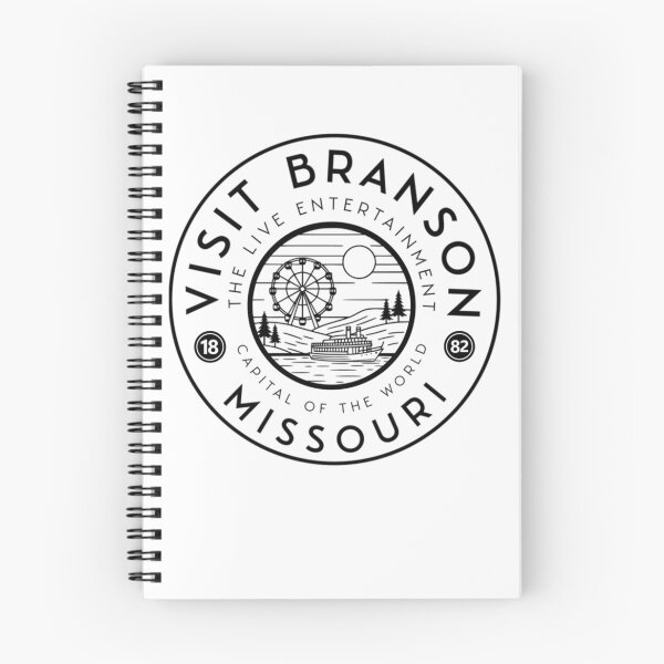 Item preview, Visita el logotipo retro de Branson, Missouri Live Entertainment Capital designed and sold by WayneSchaefe.