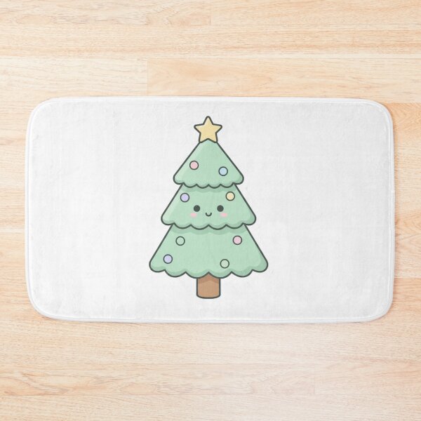 Item preview, Cute Kawaii Christmas Tree – Pastel Holiday Spruce designed and sold by Serge-Design.