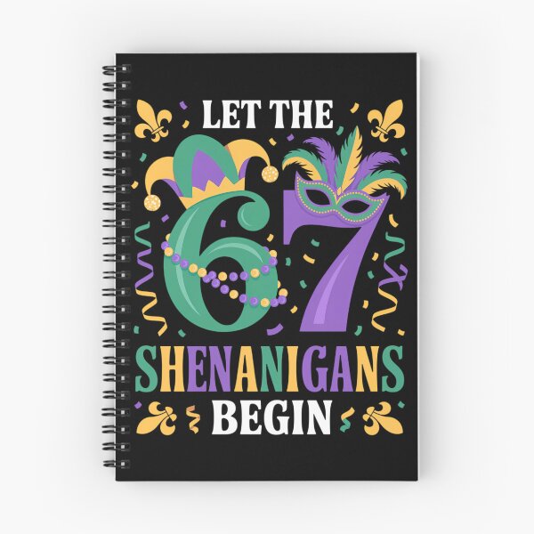 Item preview, Let The 67 Shenanigans Begin Funny 6 7 Six Seven Mardi Gras designed and sold by CruelShadesSt.