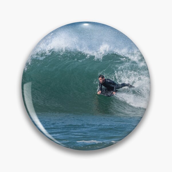 Item preview, Bodyboarder surfing ocean wave designed and sold by homydesign.