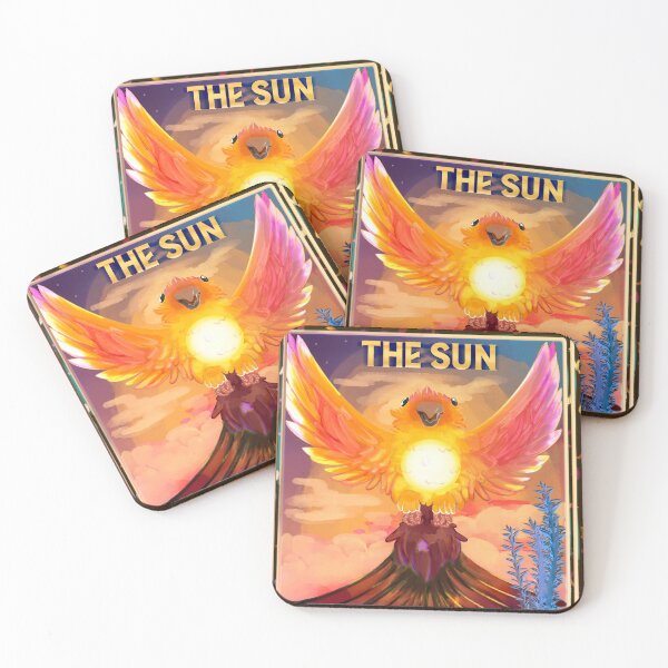 Item preview, The Sun Conure Tarot Card designed and sold by ChakraDragons.
