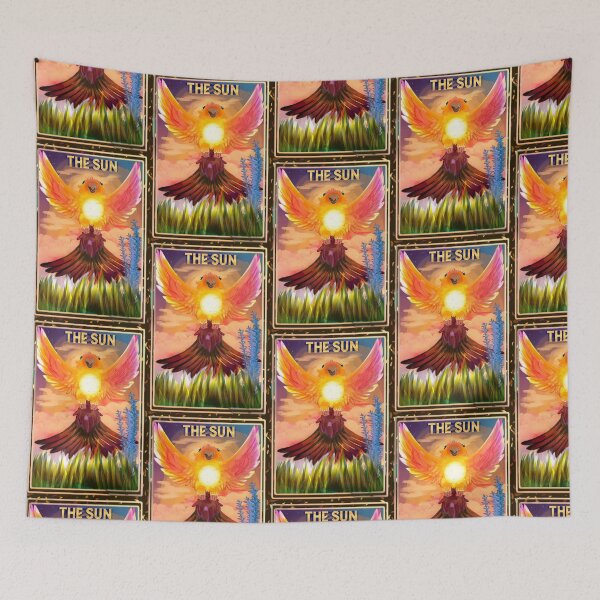 Item preview, The Sun Conure Tarot Card designed and sold by ChakraDragons.