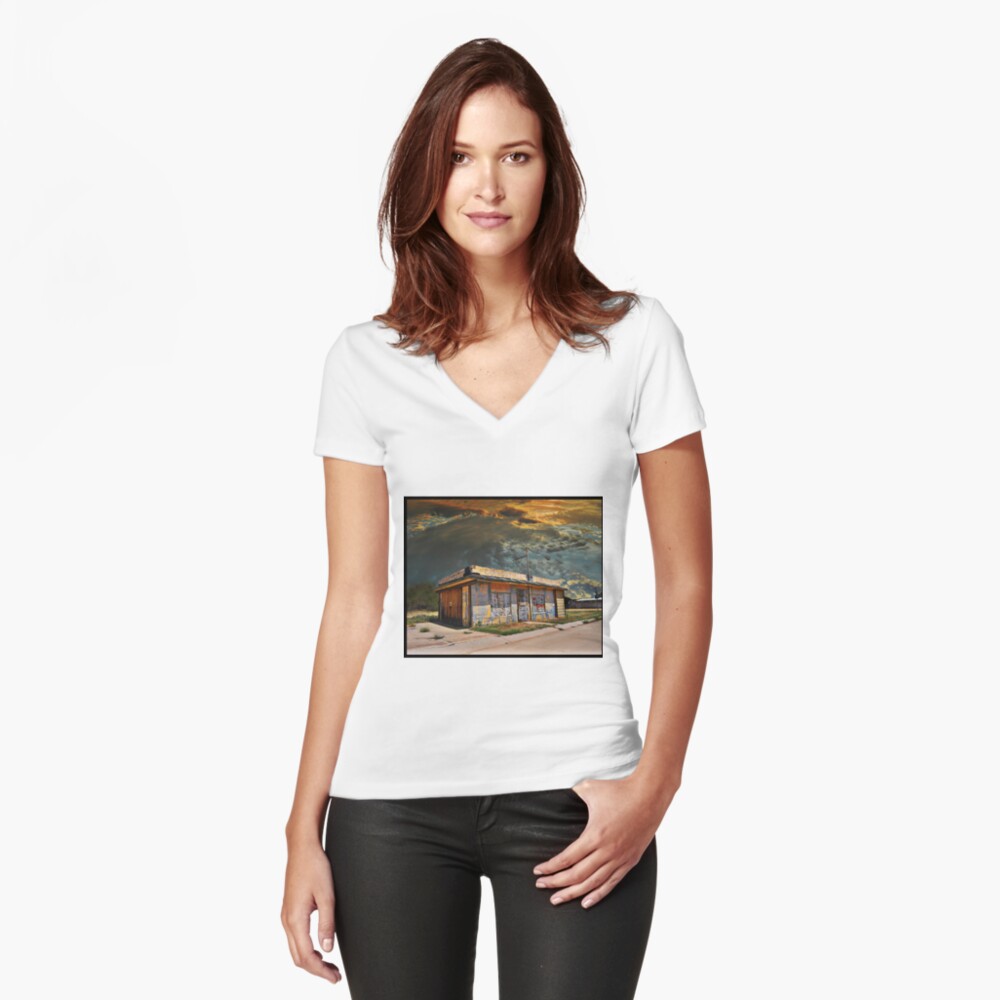 Item preview, Fitted V-Neck T-Shirt designed and sold by jdempsey.
