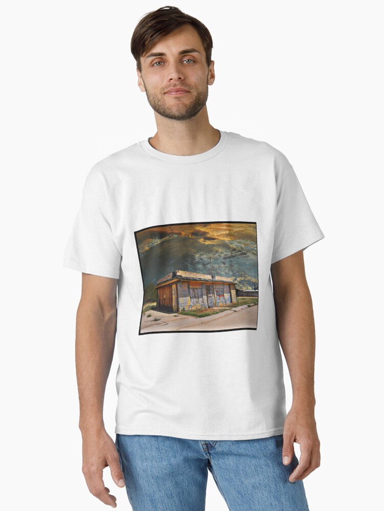 Thumbnail 1 of 7, Classic T-Shirt, Jackson Mississippi Sky looms over McLean Texas designed and sold by jdempsey.